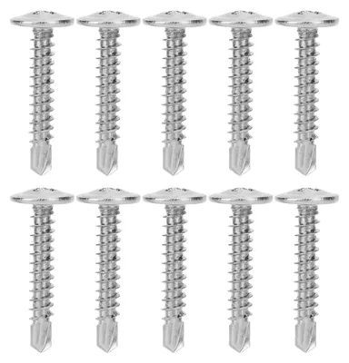 Obrázek produktu pro 500 kusů samojících šroubů z nerezové oceli 410, M4,2 x 25 mm, šroub s křížovým závitem a hlubokým závitem