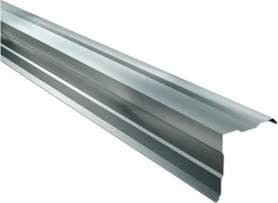 Produktbild von PRECIT Kantenwinkel gesickt für Trapezblech W20 Aluzink 2000 mm x 115 mm x 115 mm