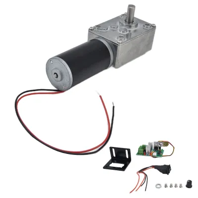 Zdjęcie produktu dla motoreduktor 12V, motoreduktor ślimakowy, silnik z redukcją prędkości, motoreduktor ślimakowy Turbo, motoreduktor DC, motoreduktor z wałem