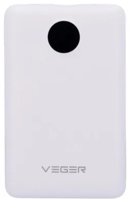 Image de VEGER Powerbank 10 000 mAh avec câbles intégrés type C / Lightning PD QC3.0 2A 22.5W C11 (W1170) noir