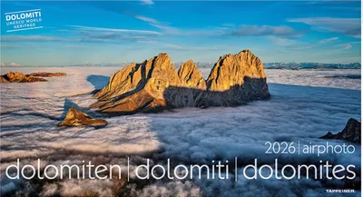 Produktbild von Luftbildkalender Dolomiten 2026