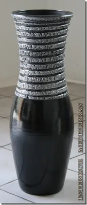 Produktbild von BODENVASE "Black Beauty-1" - Größe: ca.50 CM