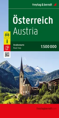 Produktbild von Österreich, Straßenkarte 1:500.000, freytag & berndt