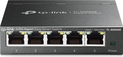 Produktbild von TP-Link TL-SG605E 5-Ports Gigabit Easy Smart Managed Netzwerk Switch (Plug-and-P