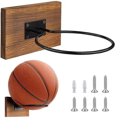 Image de Azomor Ce porte-balles universel noir est la solution idéale pour le filet