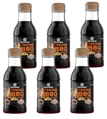 Produktbild von Kikkoman Teriyaki BBQ Sauce mit Honig - 6x 250ml