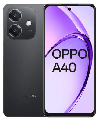 Obrázek produktu pro OPPO A40, 16,9 cm (6.67"), 4 GB, 128 GB, 50 MP, Android 14, Černá