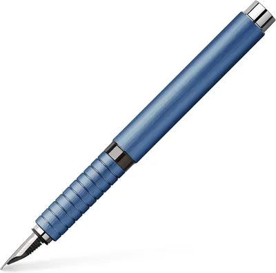 Obrázok produktu pre Faber-Castell Vulpen Essentio Aluminium, modrá - hrot M
