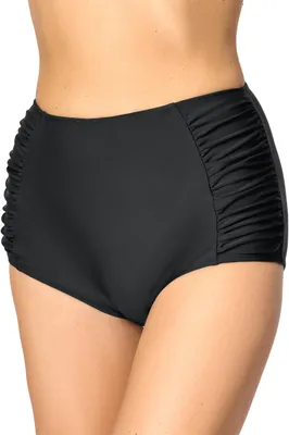 Produktbild von Merry Style Damen Bikinislip MS10-119 Bikinihose Bauch Weg Effekt(Schwarz (9240), 36)