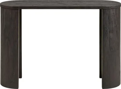 Produktbild von Konsolentisch >Bibione< in Dunkelbraun, MDF, Nachbildung - 38x75x114cm (BxHxT)