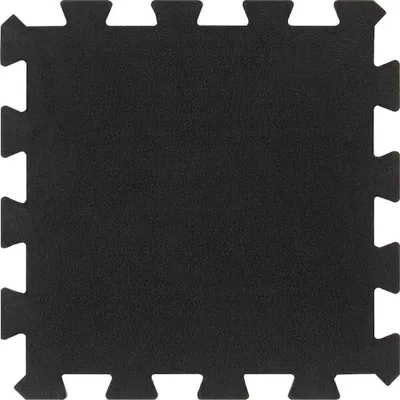 Produktbild von vidaXL Bodenfliesen aus Gummi 16 Stk. Schwarz 16 mm 30x30 cm