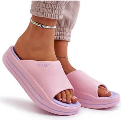 Produktbild von Modische Big Star Damen Hausschuhe LL274A157 Hellrosa 39