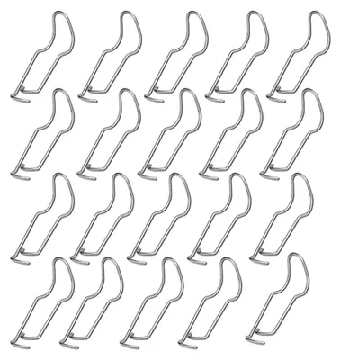 Produktbild von 40 Tonklemmen für Pflanzstäbe - Bambusklammern - mit einem Durchmesser von 11 mm zum Bau von Rankgittern, Zimmerpflanzen, Tomatenpflanzengittern, Pflanzenkäfigverbindern und Gemüsegittern