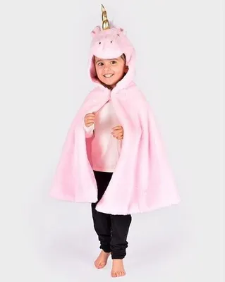 Immagine prodotto di Den Goda Fen costume unicorno bambino mantello rosa taglia 98-128