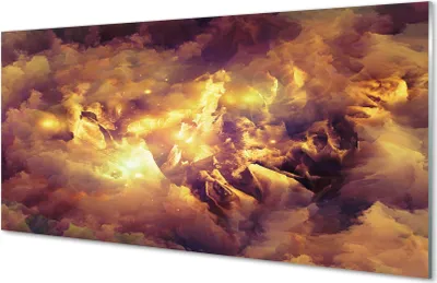 Produktbild von Glasbilder 140x70 Wandkunst abstrakte Muster