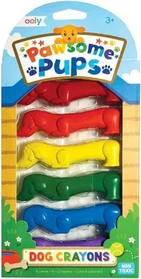 Produktbild von Pawsome Pups Buntstifte, 6er-Set – ooly