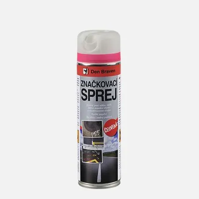 Obrázek produktu pro Den Braven Den Braven - Značkovací sprej, aerosolový sprej, 500 ml, červený