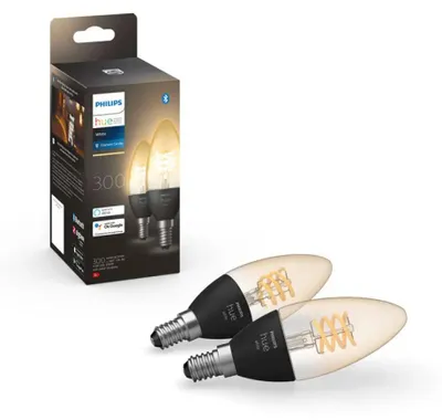 Obrázek produktu pro Led Žárovka E14 4,5 W 2700 K Filament 2 Ks Philips Hue
