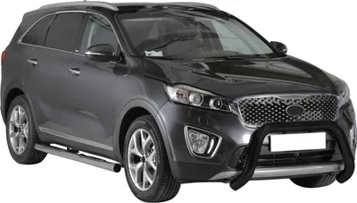 Produktbild von Frontbügel Frontschutzbügel für Kia Sorento 2014-2017 ø76mm Stahl Schwarz Schutz