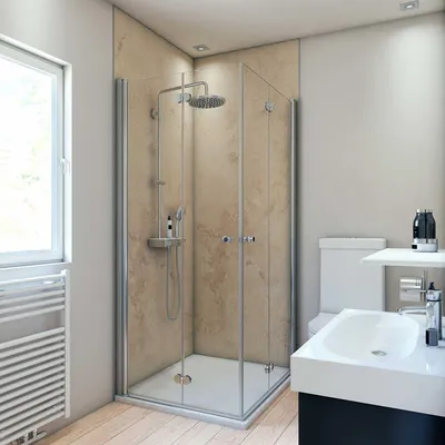 Produktbild von Duschrückwand Marmor sand 150 x 255 cm, 5788509000204