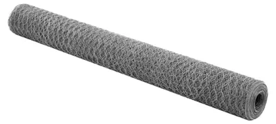 Produktbild von Hühnerdrahtzaun aus verzinktem Stahl, 25 x 1,2 m, in Silber
