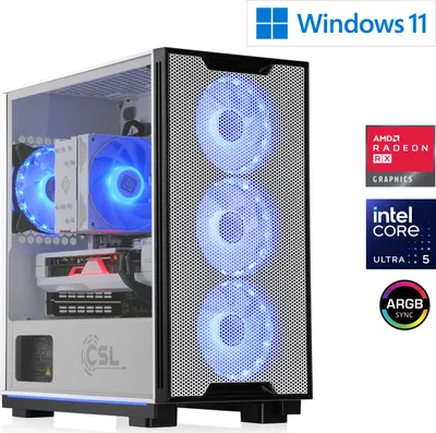 Obrázok produktu pre CSL-Computer Gaming PC M12410H Intel Core Ultra 5 225F SSD AMD