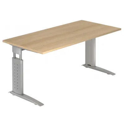 Produktbild von UNDA 16 S - 160 x 80 Eiche/Silber höhenverstellbar