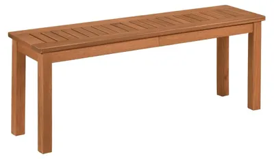 Immagine prodotto di Panchina da giardino in legno a 2 posti, finitura olio teak, 120 cm
