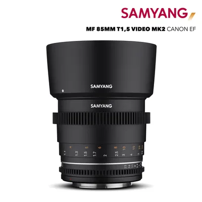 Produktbild von Samyang MF 85mm T1,5 VDSLR MK2 Canon EF