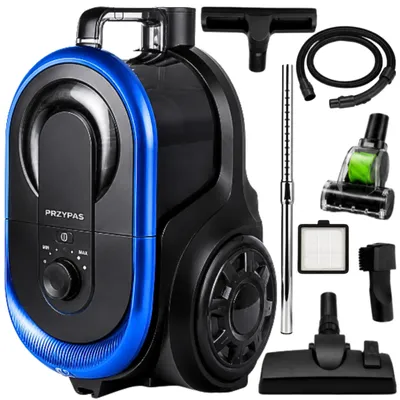 Produktbild von Beutelloser Staubsauger 899W 2,5L HEPA Filter Bodenstaubsauger leistungsstark mit Saugkraftregulierung