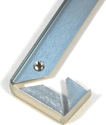Produktbild von Abschlussleiste Winkelleiste Arbeitsplatte Leiste Verbindungleiste Nickel 40mm