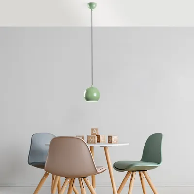 Produktbild von Opviq, Top - Mint, Kronleuchter, METALLKÖRPER, Minze, 111 x 10 x 10 cm