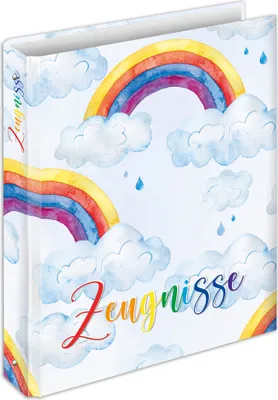 Produktbild von RNK Zeugnisringbuch Rainbow A4 4 Ring-Mechanik