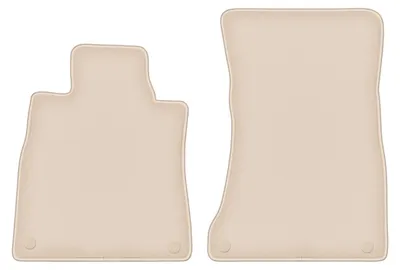 Produktbild von DURBAN Beige Velours-Fußmatten vorne für Mercedes S W222 Coupé (2013-)