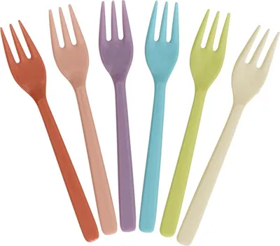 Immagine prodotto di RICE Set 6 Cucchiai Lunghi in Melamina Latte Macchiato 19 cm BPA Free Lavabili in Lavastoviglie