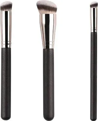 Immagine prodotto di Pennelli per trucco, setole morbide, facili da pulire, 3 pezzi