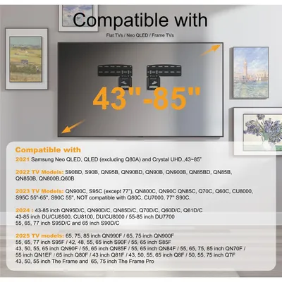 Produktbild von Slim Fit Wandhalterung für Samsung TV, Xantron SF01