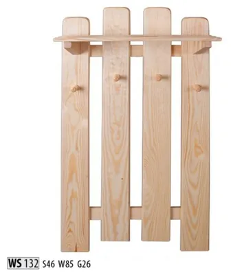 Immagine prodotto di Appendiabiti in legno massiccio pannello appendiabiti da parete in pino massiccio corridoio legno nuovo