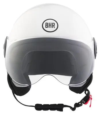 Produktbild von BHR 835 SPECIAL, Demi-Jet Helm ECE 22.06, Kratzfestes Visier, Mikrometrischer Verschluss & abnehmbare Wangenpolster, Weiß, XS
