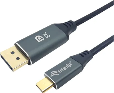 Immagine prodotto di Cavo Premium da USB-C a DisplayPort di Equip, M/M, 2,0 m, 8K/60Hz
