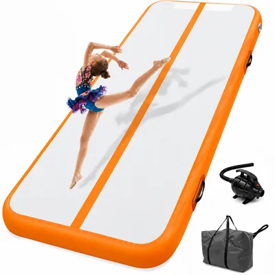 Obrázok produktu pre GYMNASTICKÁ PODLOŽKA AIRTRACK, SKLADACIA, 300x100x10 cm, ORANŽOVÁ