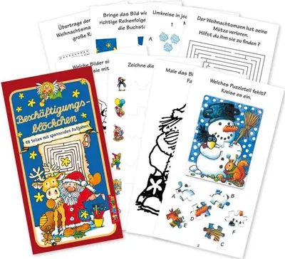 Produktbild von Lutz Mauder Verlag - 13206 - Beschäftigungsblöckchen Weihnachten