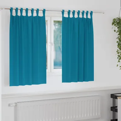 Immagine prodotto di Tende Blackout con Anelli 2 pcs Turchese 140 x 140 cm