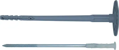 Produktbild von Fischer 534157, Schrauben- & Dübelsatz, Autoklaven-Porenbeton, Mauerziegel, Beton, Gipskarton, Kunststoff, Stahl, 6 cm, 108 mm