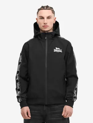 Produktbild von Herren Jacke mit Kapuze normale Passform OUSTON Black/White L Lonsdale