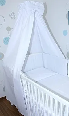 Produktbild von Himmel für Babybett aus Vollstoff - Weiß - Baumwolle