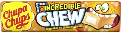 Obrázek produktu pro Chupa Chups Incredible Chew Kaubonbons mit Orangengeschmack 45g