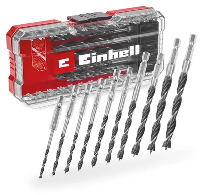 Produktbild von Einhell S-CASE 10-tlg. Holzspiralbohrer-Set