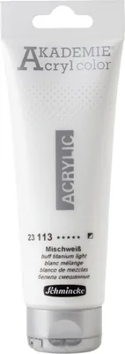 Produktbild von Schmincke 120ml AKADEMIE Acryl color Mischweiss Acryl 23 113 012