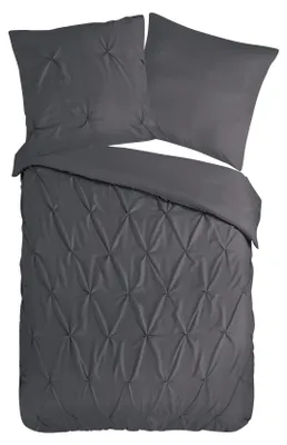 Produktbild von Duvet cover Pure 135x200 + 1* 80x80 cm - luxurious stitched pleats
